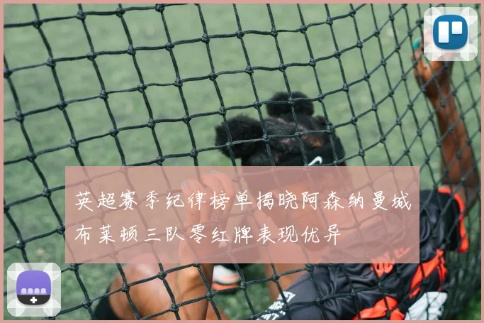 英超赛季纪律榜单揭晓阿森纳曼城布莱顿三队零红牌表现优异